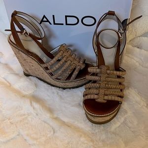 ALDO Cork Wedge Sandal